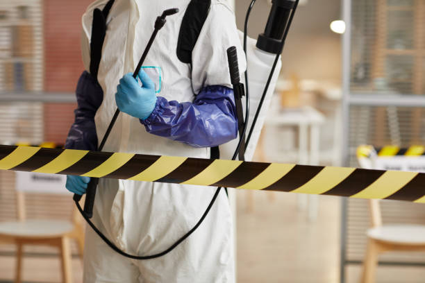Professional Biohazard Cleanup technician working in Olalla, WA